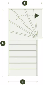 Bovenkwart trap