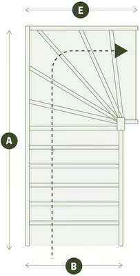 Bovenkwart trap