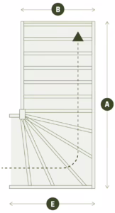 Onderkwart trap