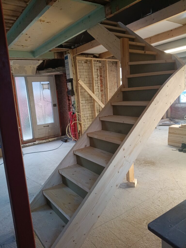 trap vuren onbehandeld